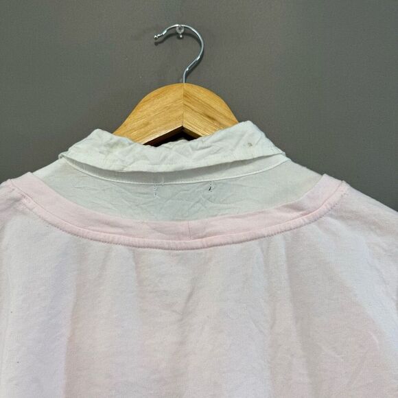 Tommy Hilfiger Women’s Pink Crewneck Size XL Cotton Polyester Rayon Preppy Style - Picture 8 of 15